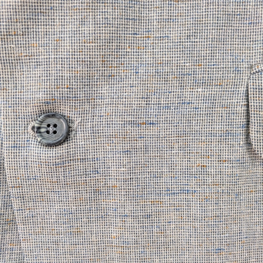 Vintage Palm Beach Blazer Mens Check 48R Tweed Sport Coat 60s-70s - Picture 5 of 12